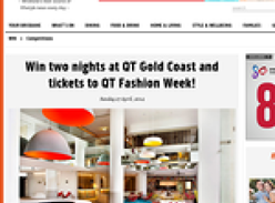 Win two nights at QT Gold Coast and tickets to QT Fashion Week!
