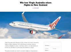 Win two return flights from Brisbane to NZ