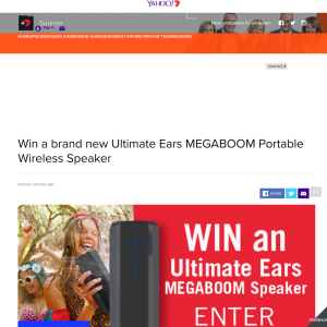 Win ultimate ears megaboom speaker