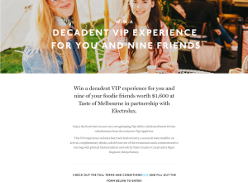 Win VIP Taste of Melbourne experience for you and 9 friends
