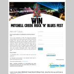 Win VIP tickets to Mitchell Creek Rock 'N' Blues Fest!