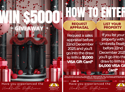 Win up to $5K in VISA Gift Cards