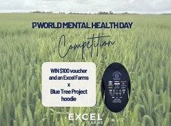 Win a $100 Voucher & Blue Tree X Excel Farms Hoodie