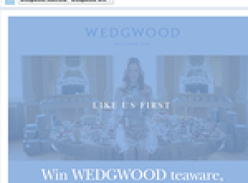 Win 'Wedgewood' teaware valued at over $1,000!