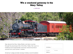 Win weekend getaway in the Mary Valley