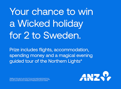 Win a Wicked Holiday for 2 to Sweden