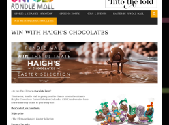 Win with Haigh's Chocolates
