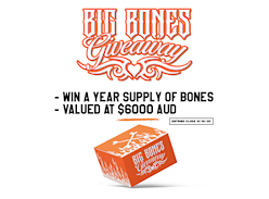 Win a Year's Supply of Bones Gear