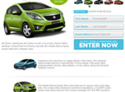 Win Your Choice of 1 of 5 Cars