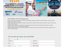 Win your choice of 4 amazing cruises