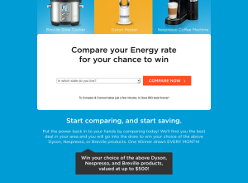 Win your choice of Dyson, Nespresso, and Breville products