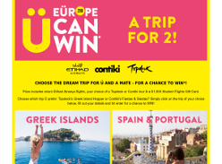 Win Your Choice of European Getaway for 2