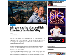 Win your dad the ultimate Flight Experience this Father's Day