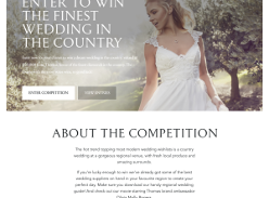 Win your Dream Wedding plus runner up prizes