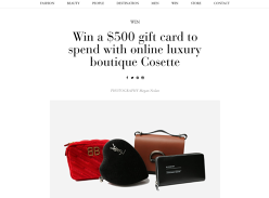 Wina $500 Online Shopping Voucher