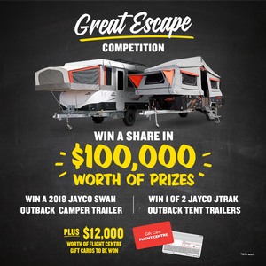 Win a share of $100,000 worth of prizes