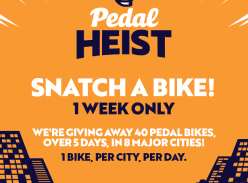 Win 1 of 40 Pedal Bikes!