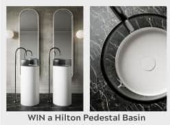 Win a $4900 Hilton Pedestal Basin by Belbagno!