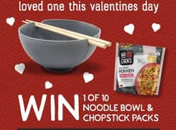 Win 1 of 10 Noodle Bowls plus chopstick packs