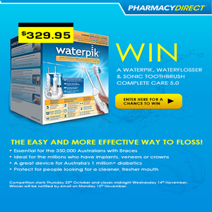 Win a Waterpik, Waterflosser & Sonic Toothbrush