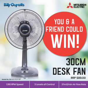 Win a 30CM Desk Fan