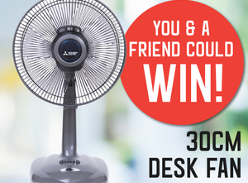 Win a 30CM Desk Fan