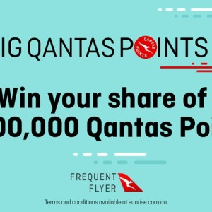 Win a share of 1 Million Qantas points!