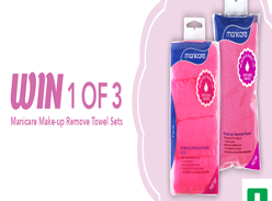 Win 1 Of 3 Manicare Make-up Remover Towel Sets