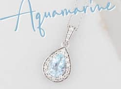 Win a pear-shaped aquamarine pendant