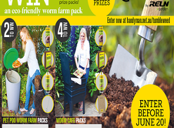 Win an eco-friendly worm farm pack
