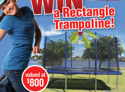 Win a Rectangle Trampoline