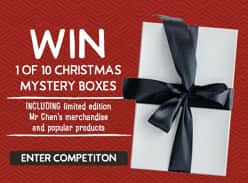 Win 1 of 10 Christmas Mystery Boxes
