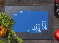 Win 1 of 2 $50 Hill Street Gift Cards