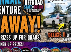 Win a Signature Campers Deluxe 2 Camper Trailer or 1 of 13 Minor Prizes