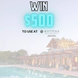 Win a $500 Pullman in Eagle Bay Voucher or 1 of 3 One Month Memberships