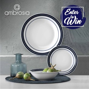 Win 1 of 2 Ambrosia Vista 12-Piece Dinner sets