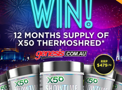 Win 12 Months Supply of Showtime Thermogenics by X50