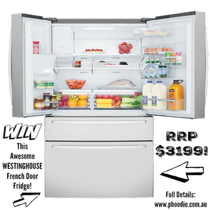 Win a Westinghouse’s new FlexSpace™ French Door Fridge with FlexFresh™ Convertible Drawer
