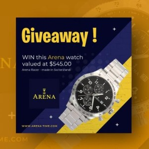 Win an Arena Racer Watch