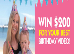 Win $200 for your best birthday video!