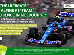 Win the Ultimate BWT Alpine F1 Team Experience in Melbourne