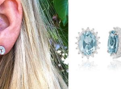 Win a pair of Aquamarine & Diamond earrings