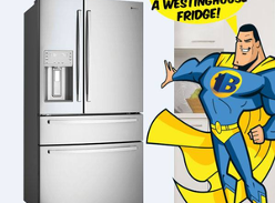 Win a Westinghouse WHE7074SA 702L French door Fridge