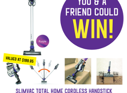 Win a Vax SlimVac Total Home Cordless Handstick
