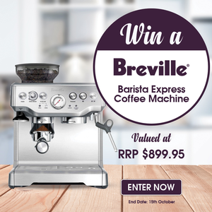 Win the BES870BSS Breville Barista Express Coffee Machine