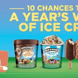 Win a year’s worth of ice cream