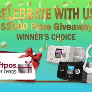 Win $2,000 in EFTPOS Gift Cards or a ResMed AirSense 10 AutoSet & Mask Package