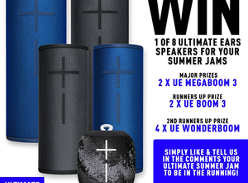 Win 1 of 8 Ultimate Ears Speakers