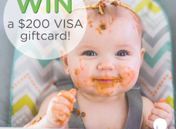 Win 1 of Five $200 VISA giftcards
