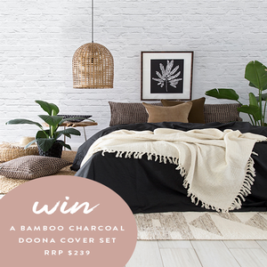 Win a Bamboo Charcoal Doona Cover Set